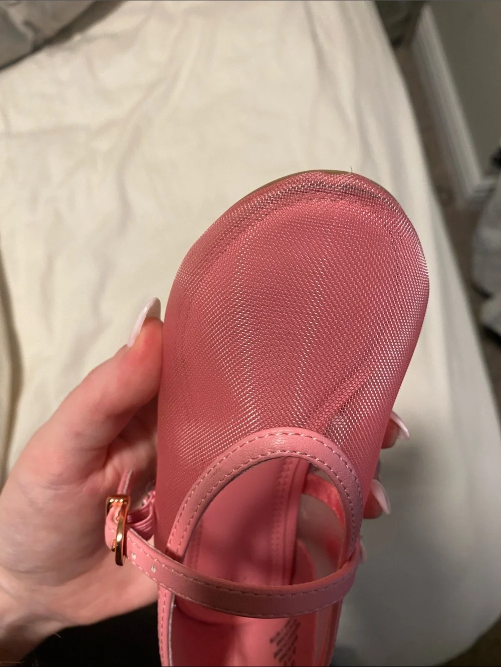 H&M Girls' Rose Pink Mary Jane Shoes